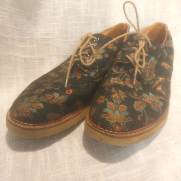 Tom's brocade womens loafers w11 - Picture 3 of 7